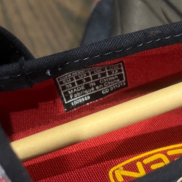 Keen Youth Mary Jane Shoes Harvest Striped Blue Denim Size 3 - Picture 6 of 6